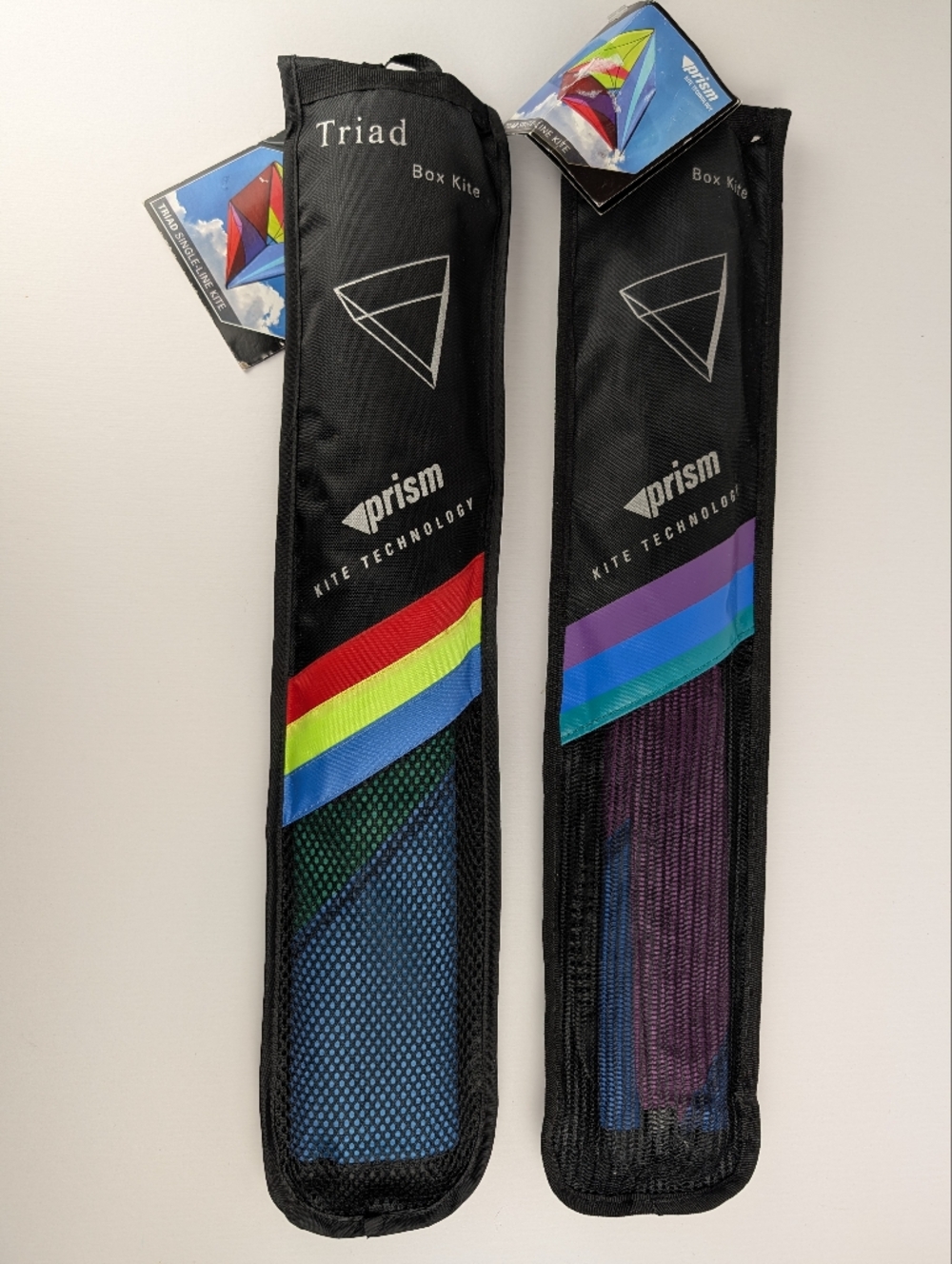 Two Prism Kite Technology Single Line Triad Triangular Box Kites & Flying Lines